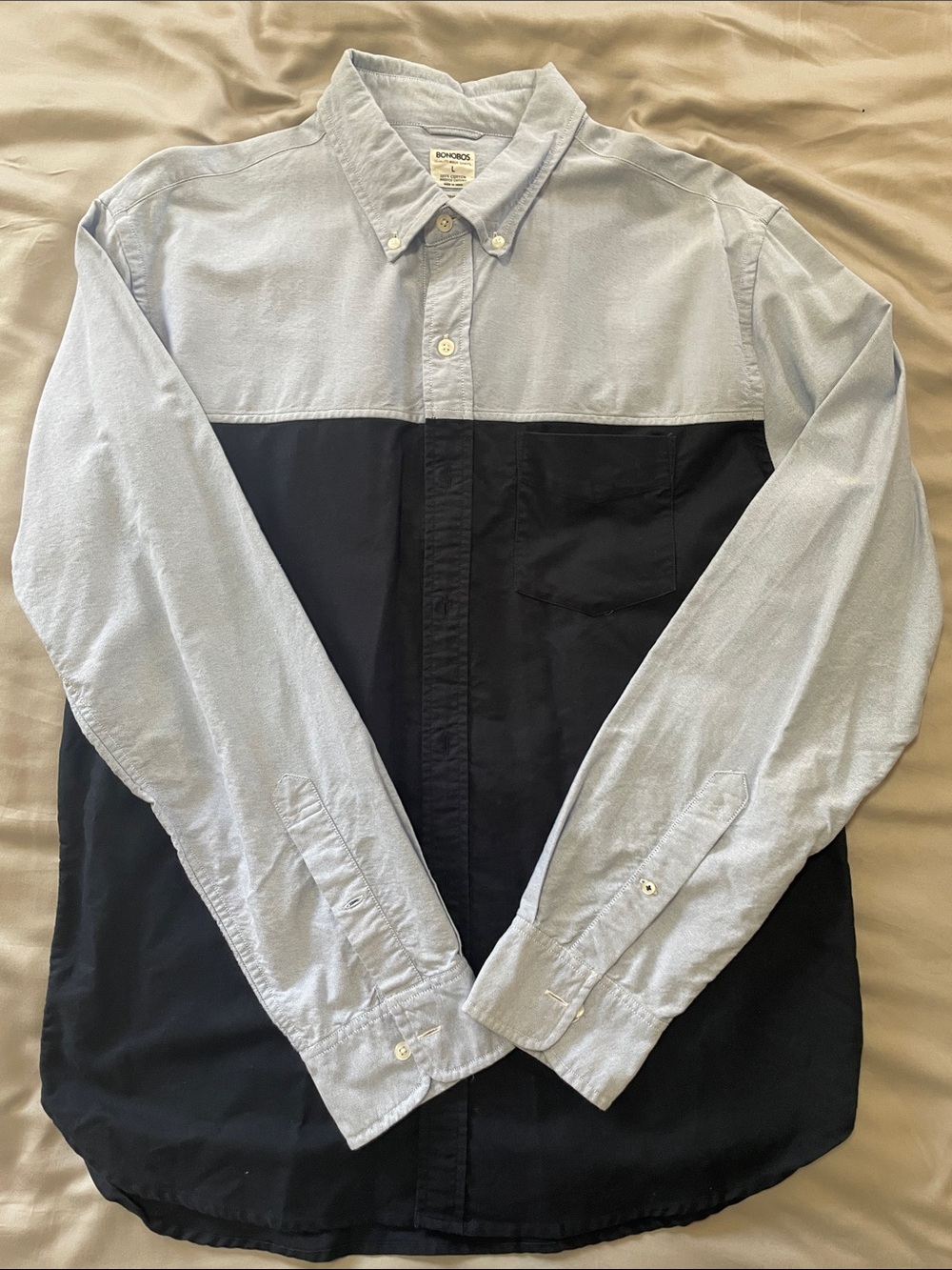 Bonobos Oxford “Double Major” Shirt | Large Standard Fit